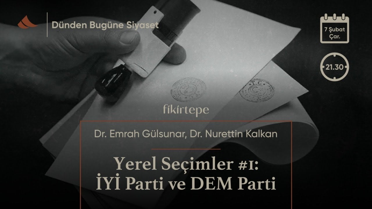 Yerel Se Imler Y Parti Ve Dem Parti Dr Emrah G Lsunar Dr